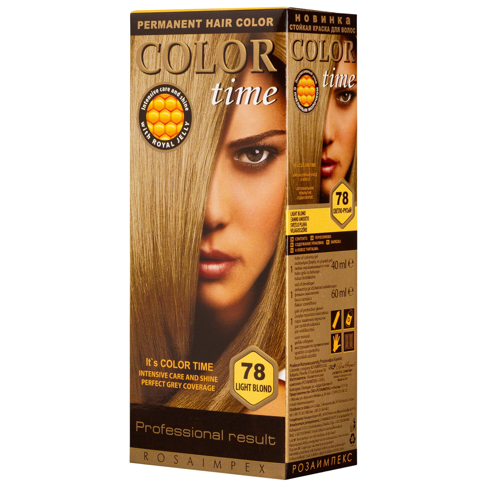 Краска для волос Color Time 78 - Светло-русый (3800010502931)