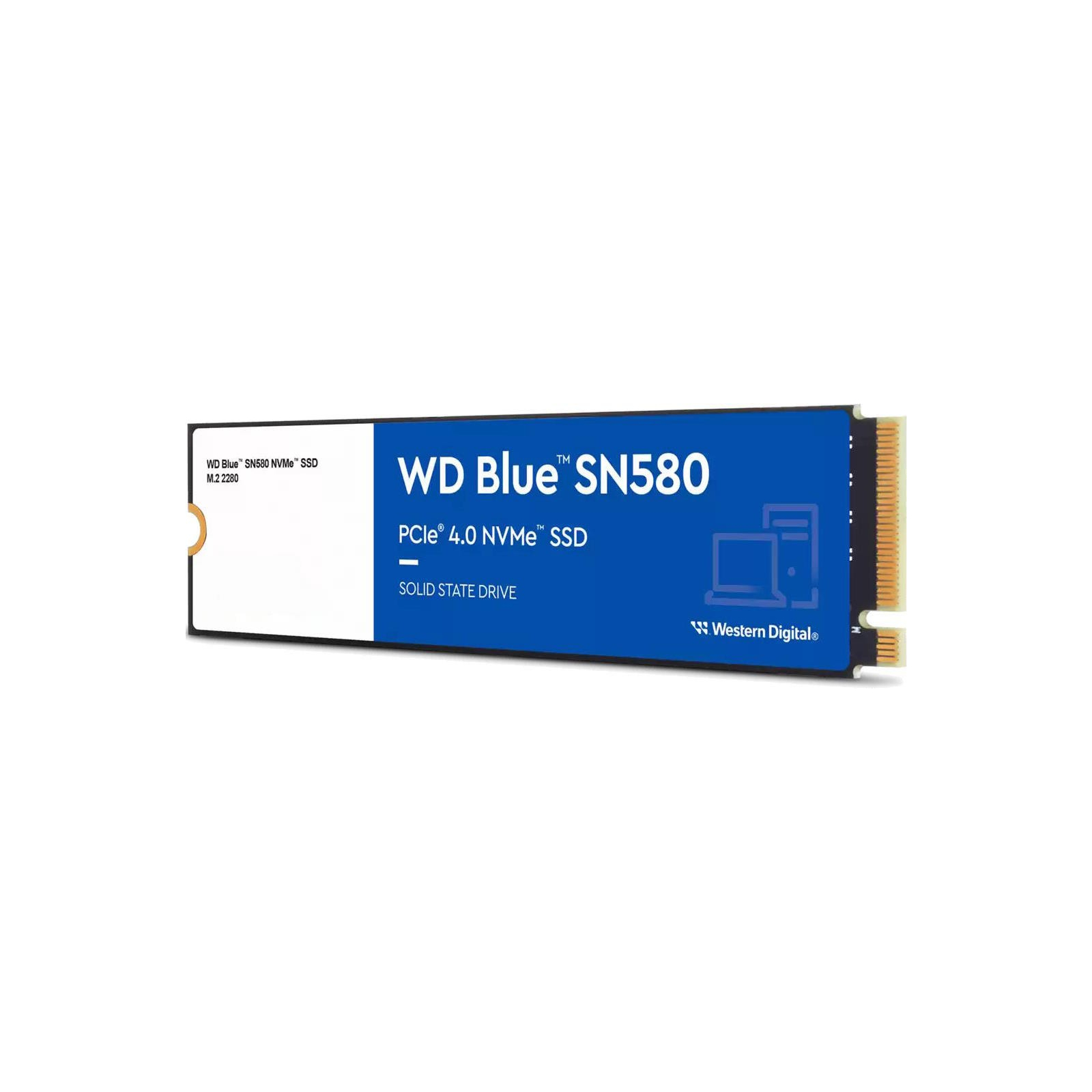 Накопичувач SSD M.2 2280 250GB SN580 WD (WDS250G3B0E) зображення 3