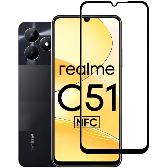 Стекло защитное BeCover Realme C51 Black (710301) изображение 2