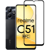 Стекло защитное BeCover Realme C51 Black (710301) изображение 2
