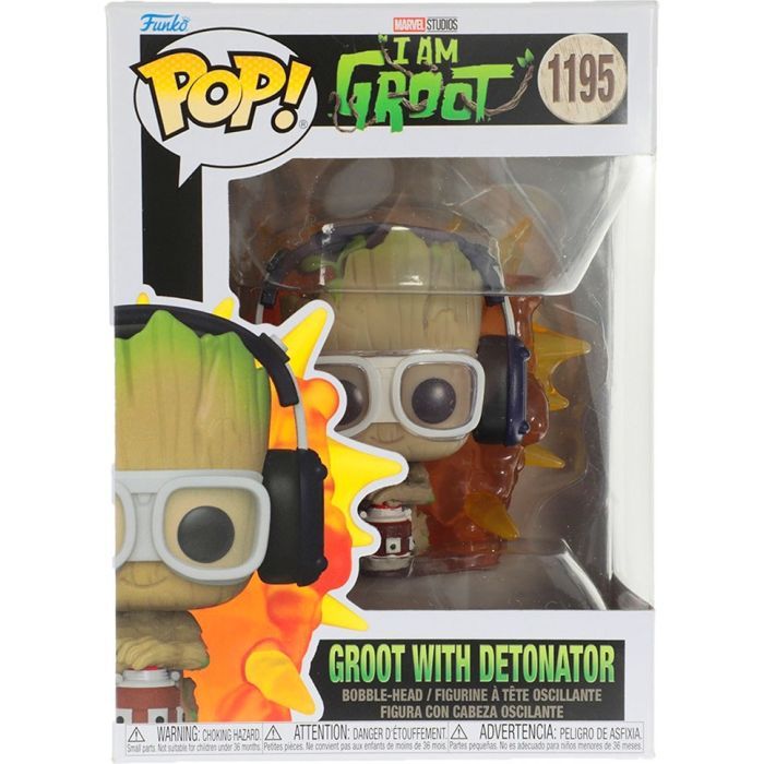 Фигурка для геймеров Funko Pop серии Грут - Грут с детонатором (70653) изображение 3