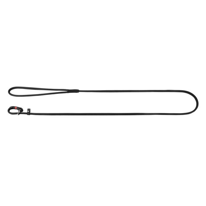 Повідець для собак WAUDOG Soft з QR паспортом круглий Ш 4 мм Д 135 см коричневий (72626) зображення 2