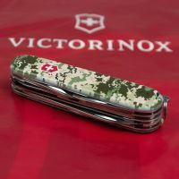 Ніж Victorinox Huntsman Army 91 мм Піксель + Лого (1.3713.3_W3941p) зображення 3