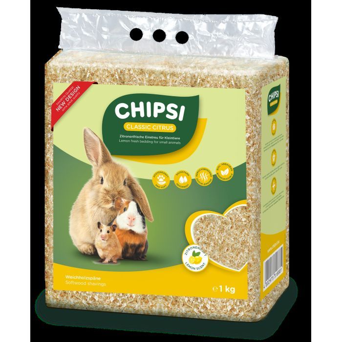 Наполнитель для грызунов Chipsi опилки цитрус 15 л/1 кг (4002973318881) изображение 2