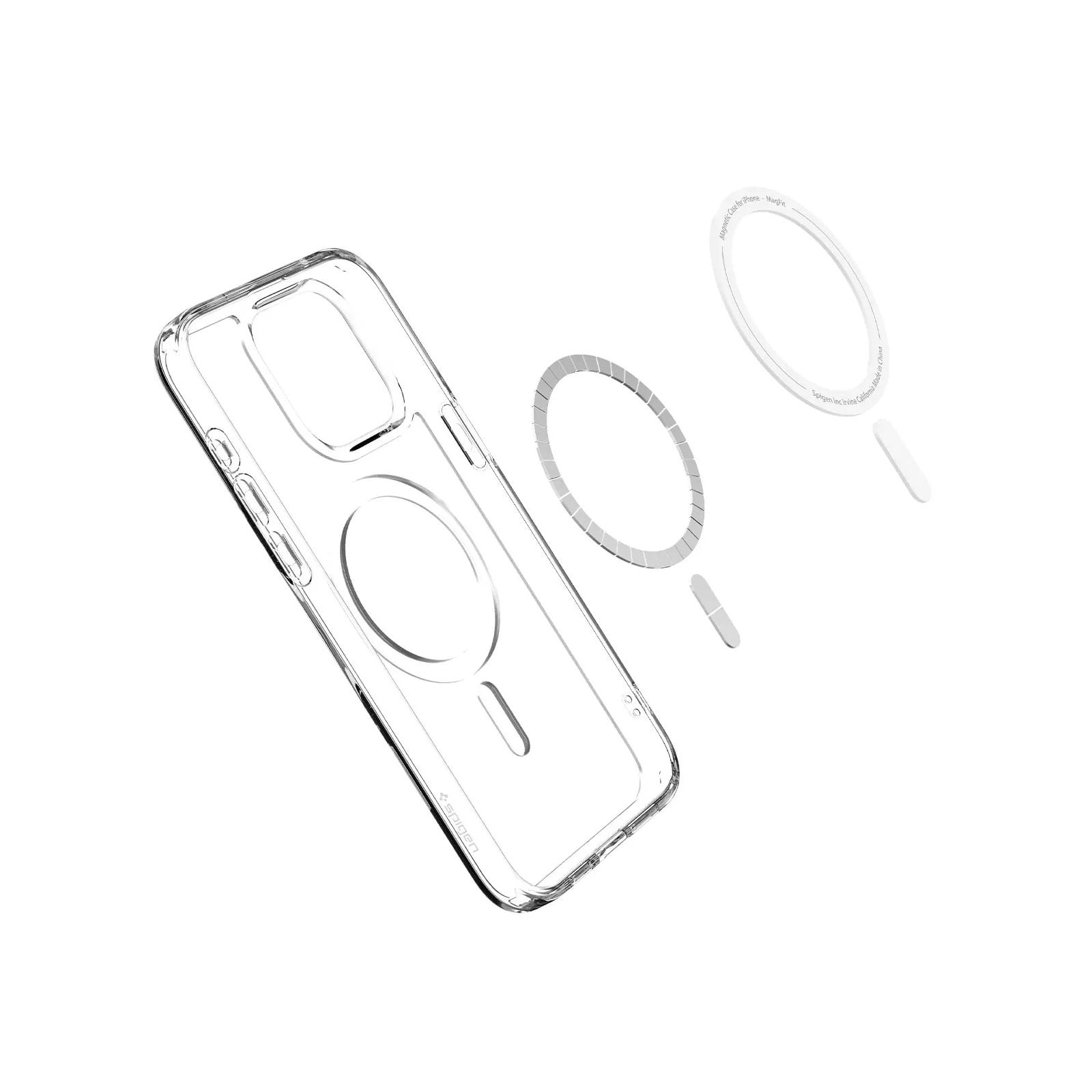 Чохол до мобільного телефона Spigen iPhone 15 Pro Ultra Hybrid MagFit Frost Clear (ACS06719) зображення 8