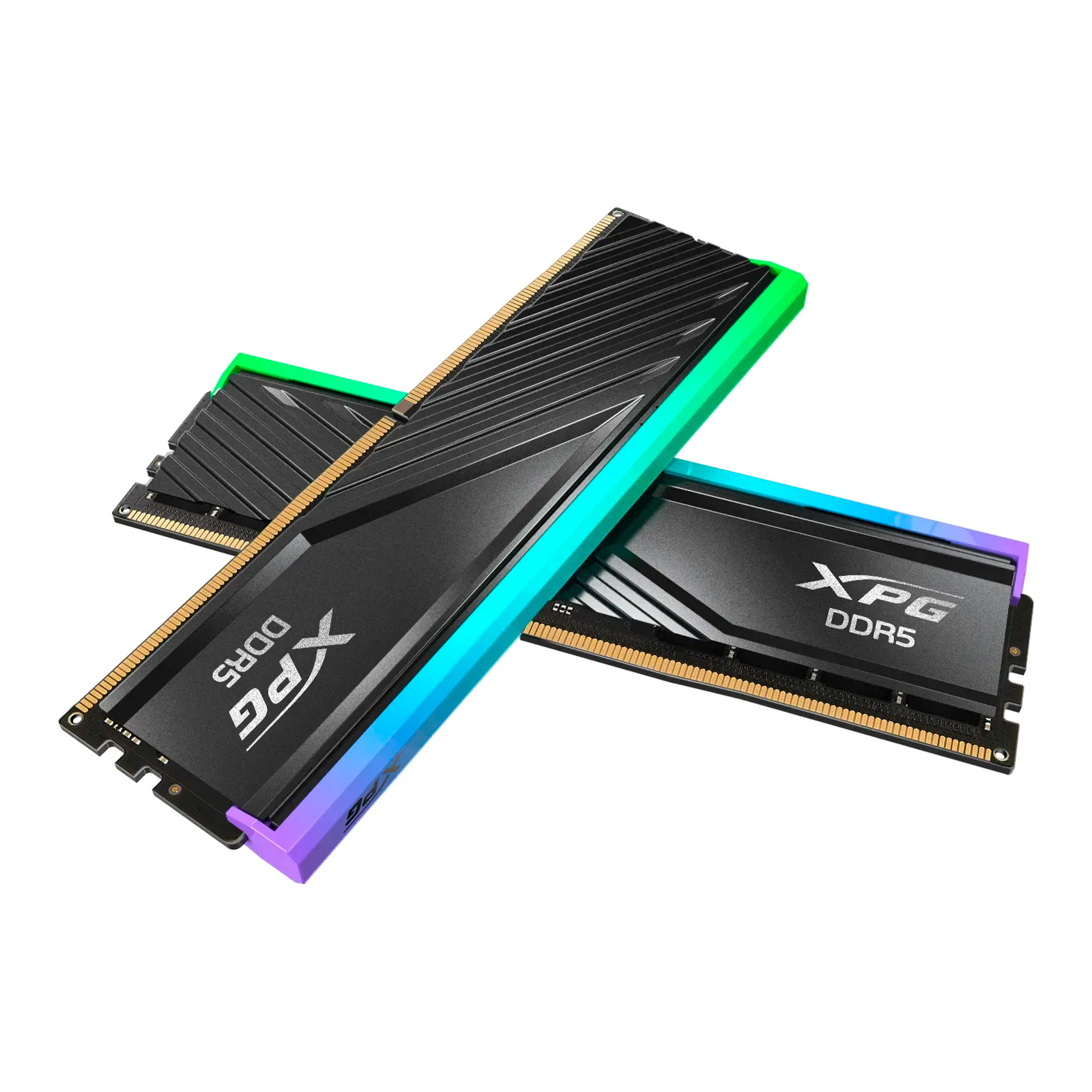 Модуль памяти для компьютера DDR5 48GB (2x24GB) 6000 MHz XPG Lancer Blade RGB Black ADATA (AX5U6000C3024G-DTLABRBK) изображение 3