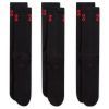 Шкарпетки Nike U Jordan Essential Crew 3PR DA5718-011 M 38-42 3 пари Чорний/Червоний (194958592776) зображення 3