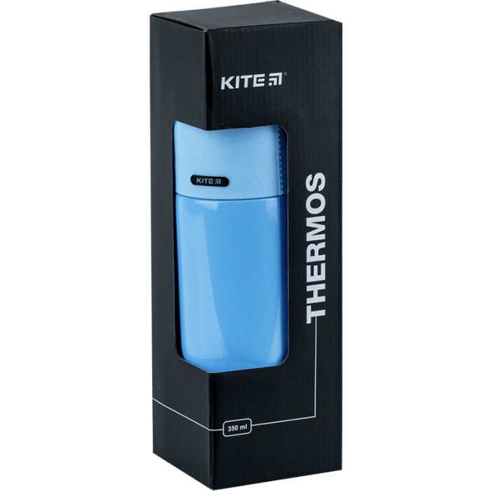 Поїльник-непроливайка Kite Термос Pearl, 350 мл, чорний (K24-302-1) зображення 4