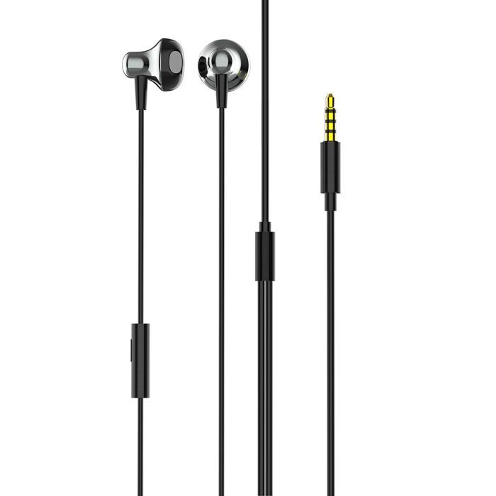 Навушники ColorWay Slim 3.5 mm Wired Earphone Blast 1 Black (CW-WD01BK) зображення 2