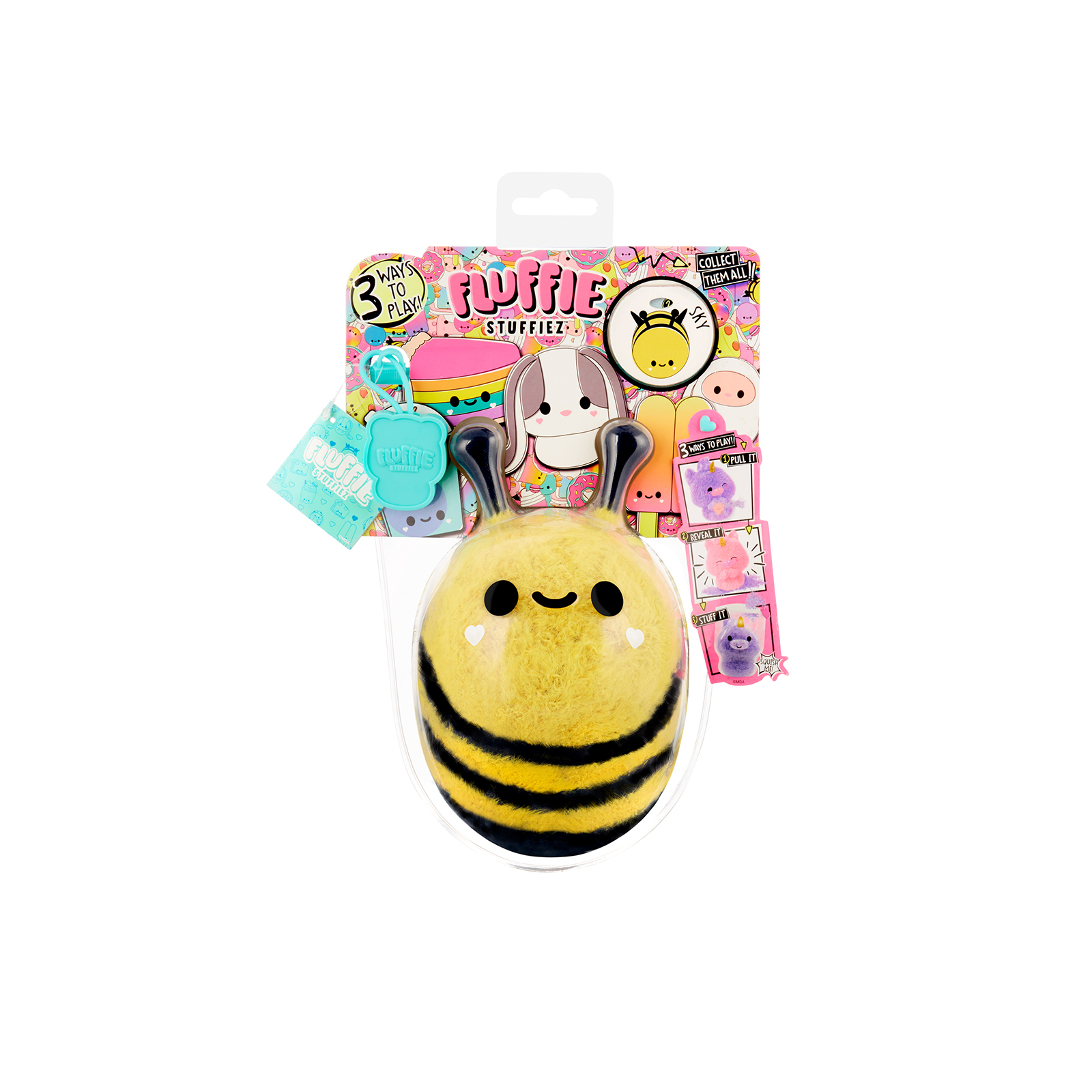 Розвиваюча іграшка Battat антистрес серії Small Plush-Бджілка/Сонечко (594475-5)