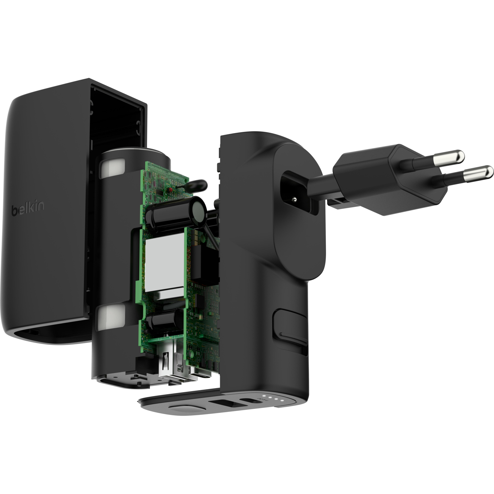 Зарядний пристрій Belkin USB-С 25W PD + PowerBank 5000mAh + cable USB-C 1m (BPZ003BT1MBK-B6) зображення 5