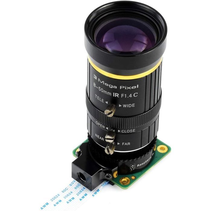 Об'єктив Waveshare 8-50mm Zoom Lens for Pi Camera Module (18245) зображення 7