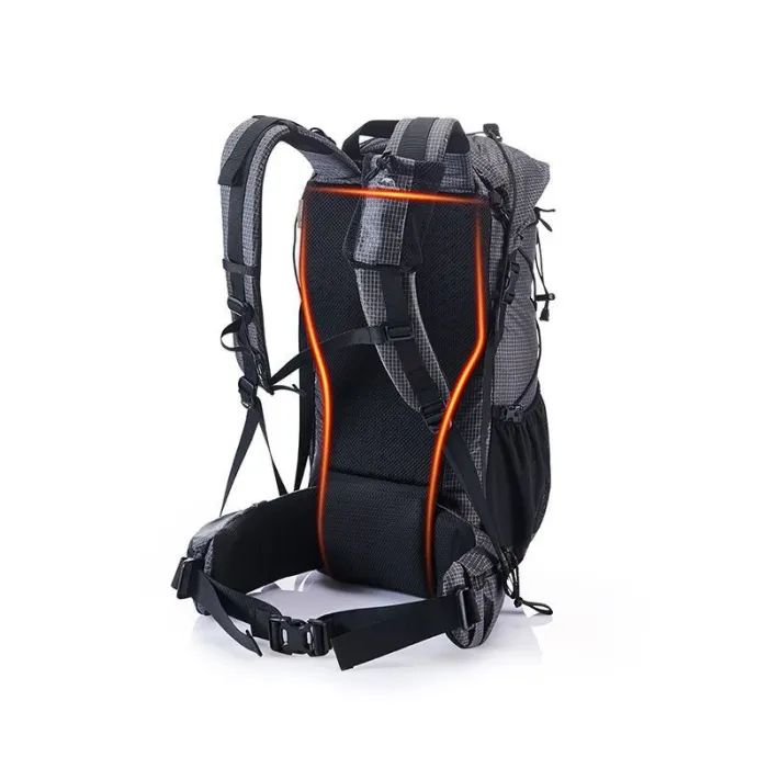 Рюкзак туристичний Naturehike Rock NH19BP095 60+5 л графіт в клітинку (6927595761649) зображення 10
