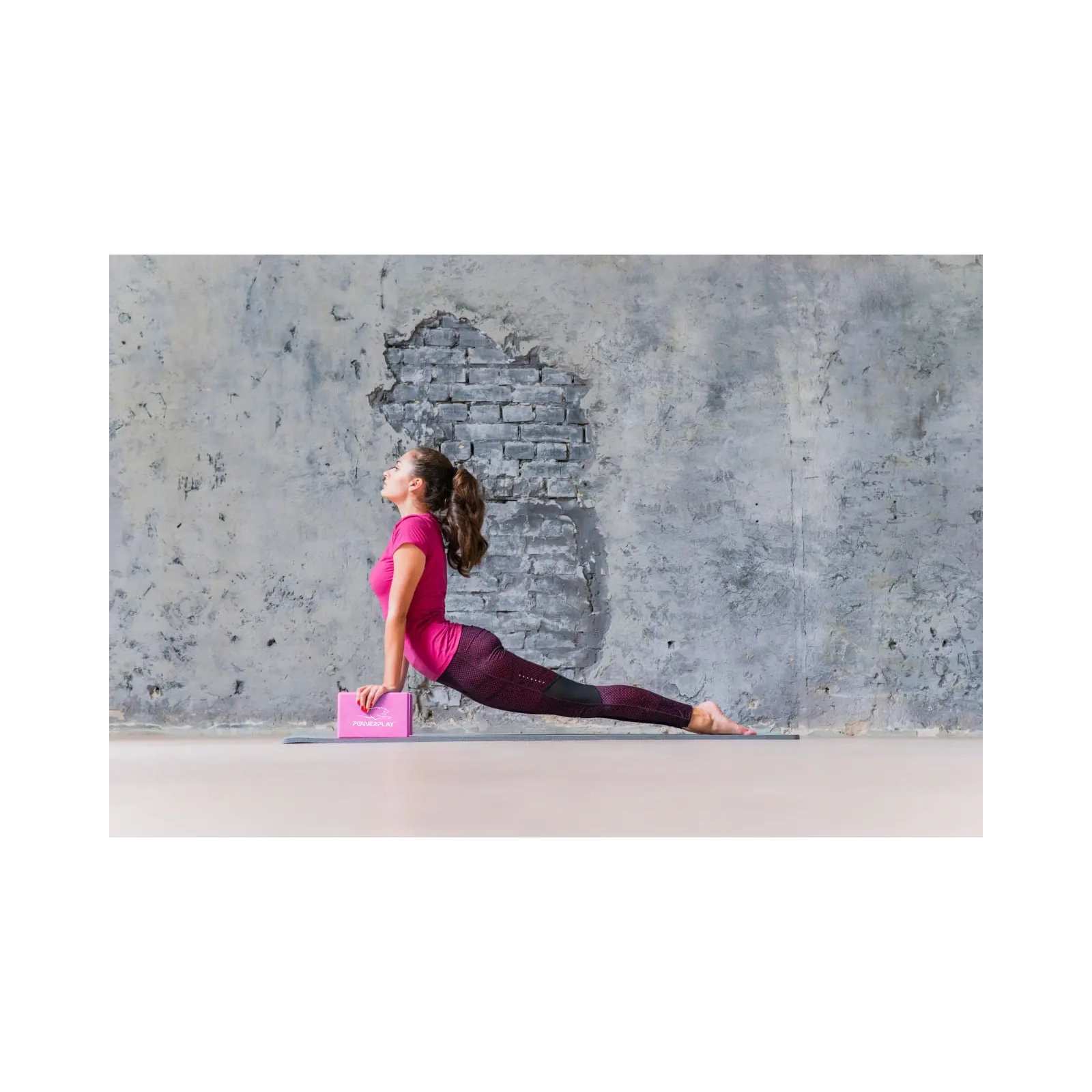 Блок для йоги PowerPlay Yoga Brick EVA 2 шт Рожеві (PP_4006_Pink_2in) изображение 3