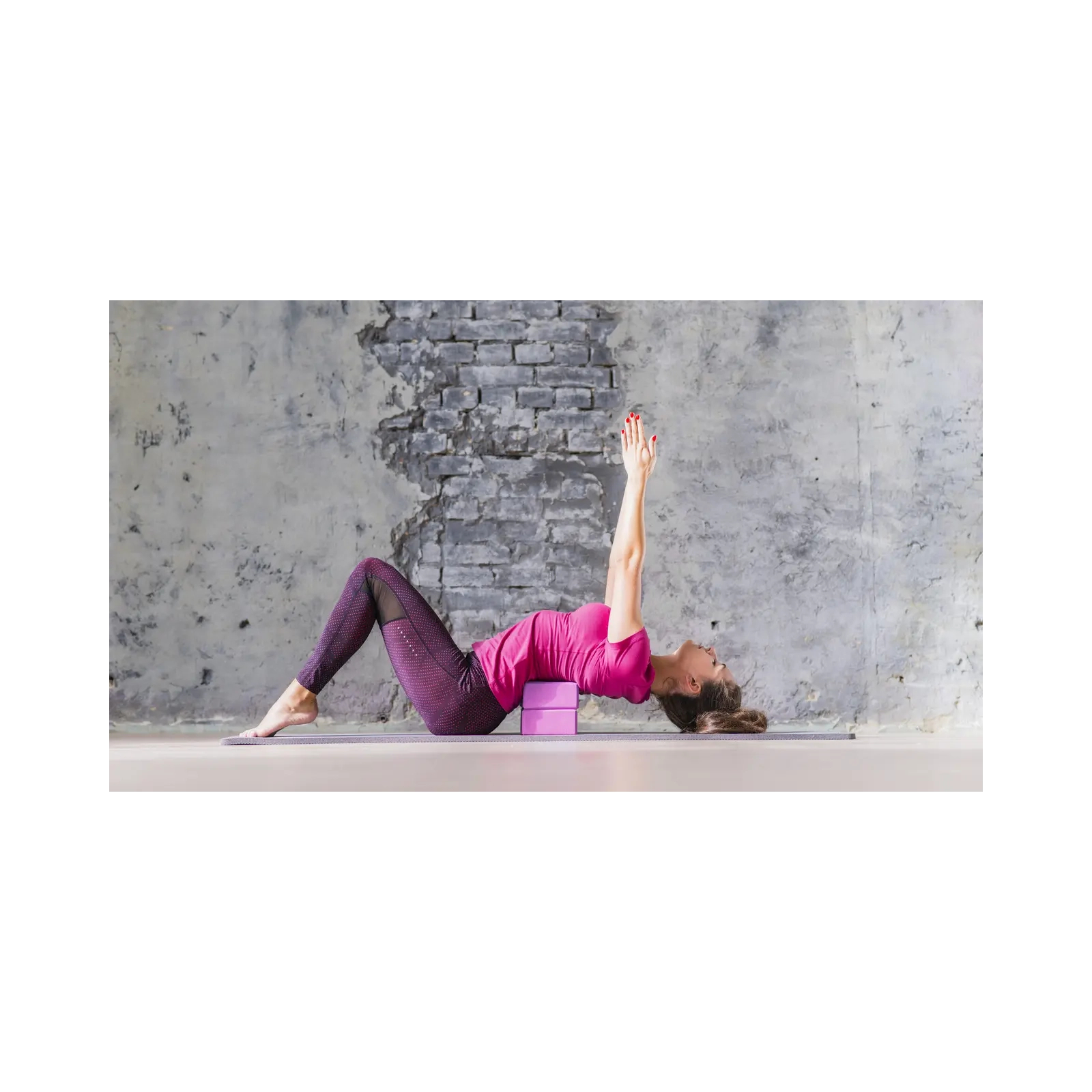 Блок для йоги PowerPlay Yoga Brick EVA 2 шт Мятні (PP_4006_Mint_2in) изображение 7