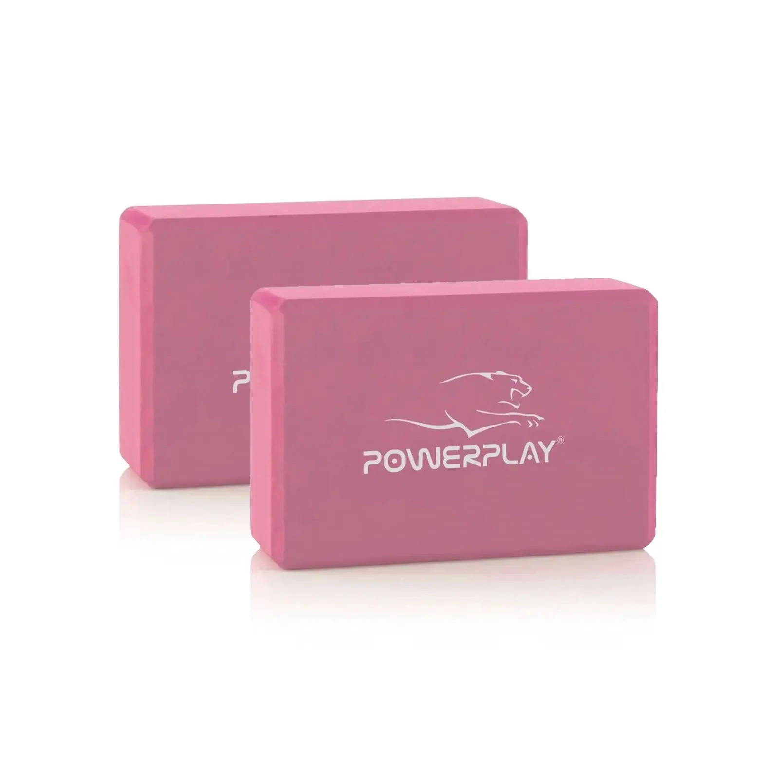 Блок для йоги PowerPlay Yoga Brick EVA 2 шт Рожеві (PP_4006_Pink_2in)