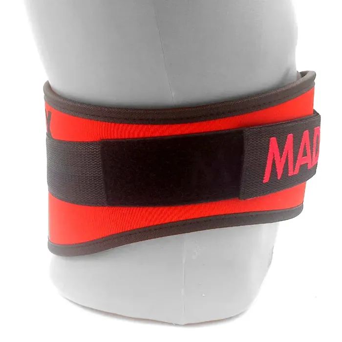 Атлетичний пояс MadMax MFB-421 Simply the Best неопреновий Red S (MFB-421-RED_S) зображення 6