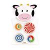 Развивающая игрушка Viga Toys Бизиборд Коровка с кругами (50677FSC)
