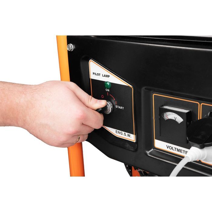 Генератор Neo Tools 230V, 1 фаза, 6/6.5kW, електростарт, AVR (04-731) зображення 9