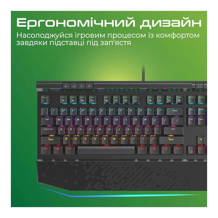 Клавиатура Vertux Tungsten USB Black (tungsten.black) изображение 4