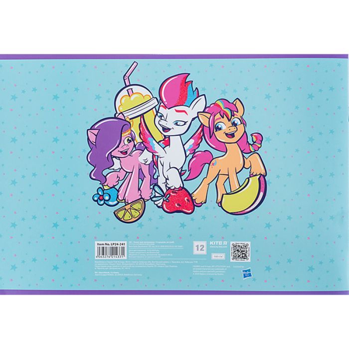 Альбом для малювання Kite My Little Pony 12 аркушів (LP24-241) зображення 10