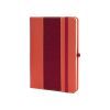 Книга записна Optima А5 COMBI-16, тверда обкладинка, гумка,лінія (O20125-16)
