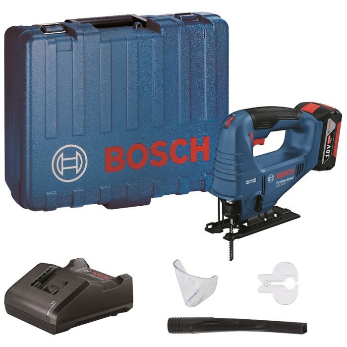 Электролобзик Bosch GST 183-LI безщеточный, 18V, 1х4Ah, 0-3300об/мин, ход 20мм, кейс (0.601.5B7.022)