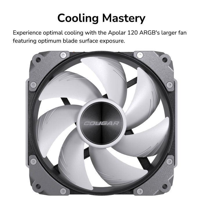 Кулер до корпусу Cougar Apolar 120 ARGB зображення 10
