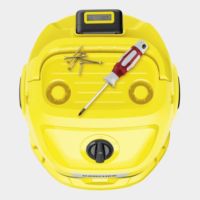 Пылесос строительный Karcher аккумуляторный WD 2-18, 18V, 12л (без АКБ и ЗУ) (1.628-500.0) изображение 4