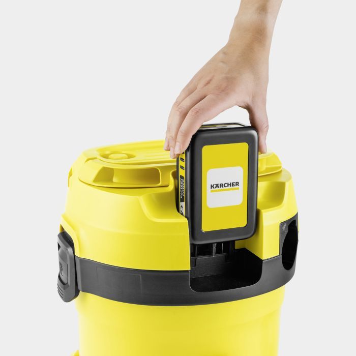 Пылесос строительный Karcher аккумуляторный WD 2-18, 18V, 12л (без АКБ и ЗУ) (1.628-500.0) изображение 5