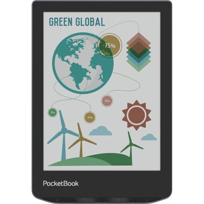 Электронная книга Pocketbook 634K3 Verse Pro Color, StormySea (PB634K3-1-CIS) изображение 2