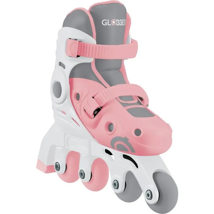 Роликові ковзани Globber 2в1 пастельно-рожеві р.30-33, до 60кг, 5+ (783-210) зображення 2