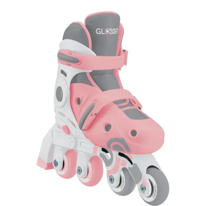 Роликові ковзани Globber 2в1 пастельно-рожеві р.30-33, до 60кг, 5+ (783-210) зображення 3