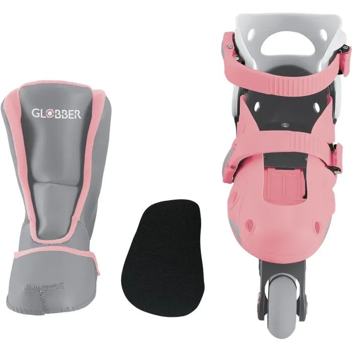 Роликові ковзани Globber 2в1 пастельно-рожеві р.30-33, до 60кг, 5+ (783-210) зображення 6