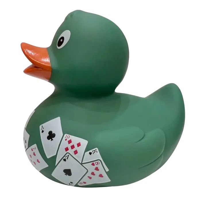 Игрушка для ванной Funny Ducks Утка Покер (1318) изображение 3
