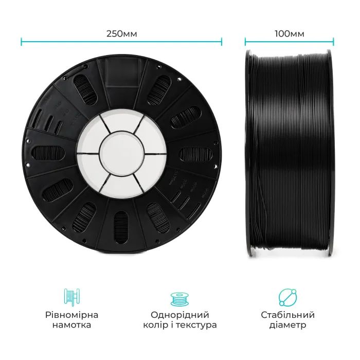 Пластик для 3D-принтера Creality PLA 3кг, 1.75мм, dark green (3399010147) зображення 6
