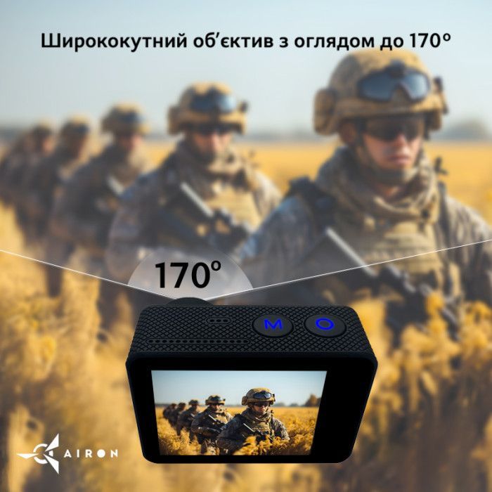 Экшн-камера AirOn ProCam 8 Tactical Helm Kit (4822356754510) изображение 6