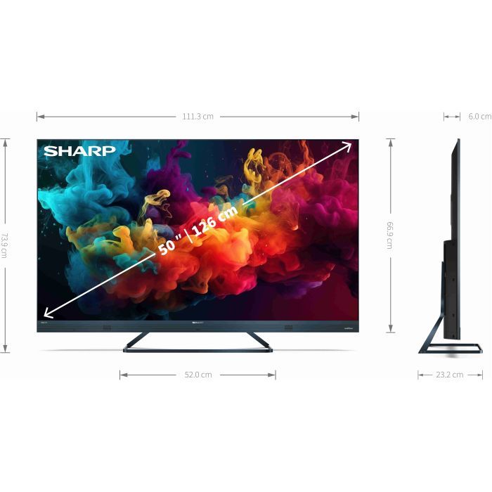 Телевізор Sharp C50FQ5E (4T-C50FQ5EM2AG) зображення 10