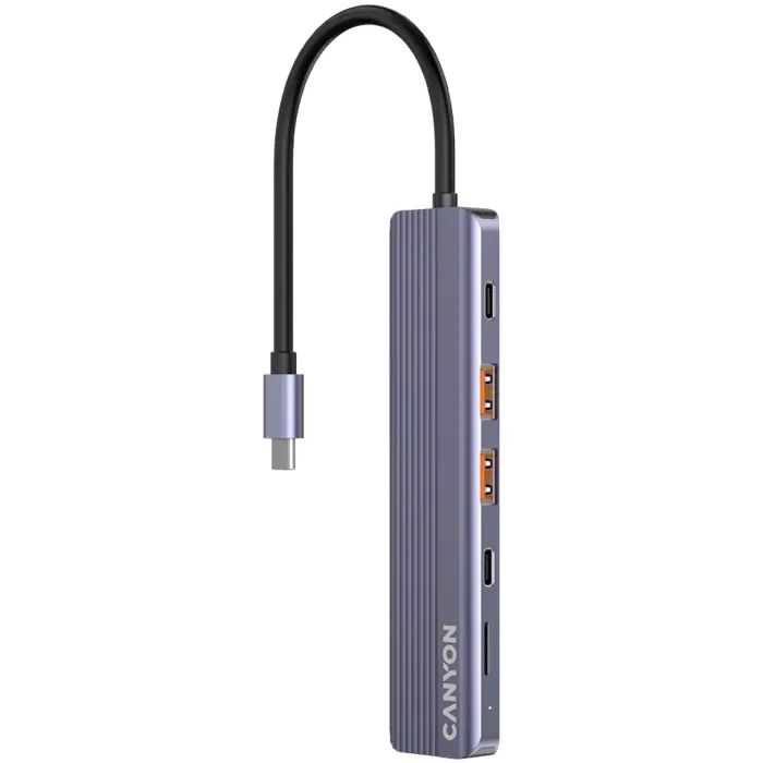 Порт-репликатор Canyon Docking Station DS-17 6 in 1 4k USB-C hub (CNS-TDS17) изображение 2