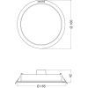 Світильник LEDVANCE DL IP44 DN 165 13W 840 WT (4058075703087) зображення 3