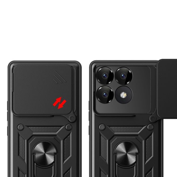 Чехол для мобильного телефона BeCover Military Poco F6 Pro Black (712166) изображение 2