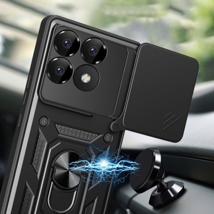 Чехол для мобильного телефона BeCover Military Poco F6 Pro Black (712166) изображение 4