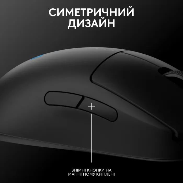 Мышка Logitech G Pro 2 Lightspeed Wireless Black (910-007295) изображение 8