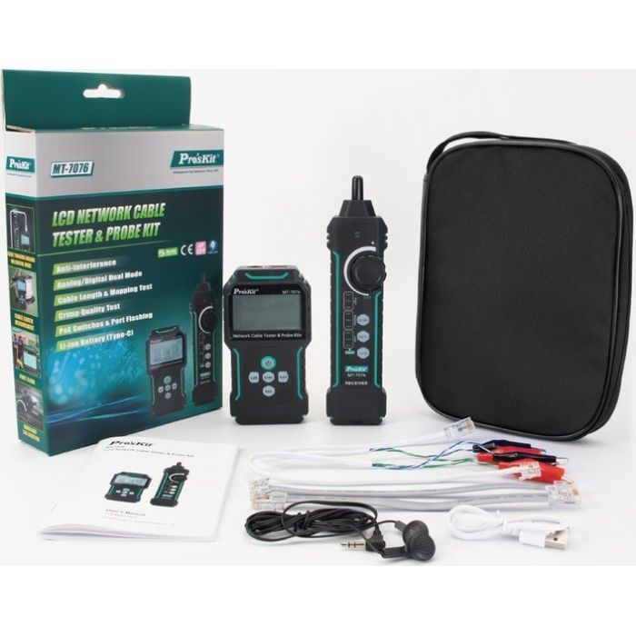 Тестер кабельный MT-7076 Pro'skit изображение 4