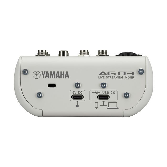 Аудіоінтерфейс Yamaha AG03MK2 White зображення 3