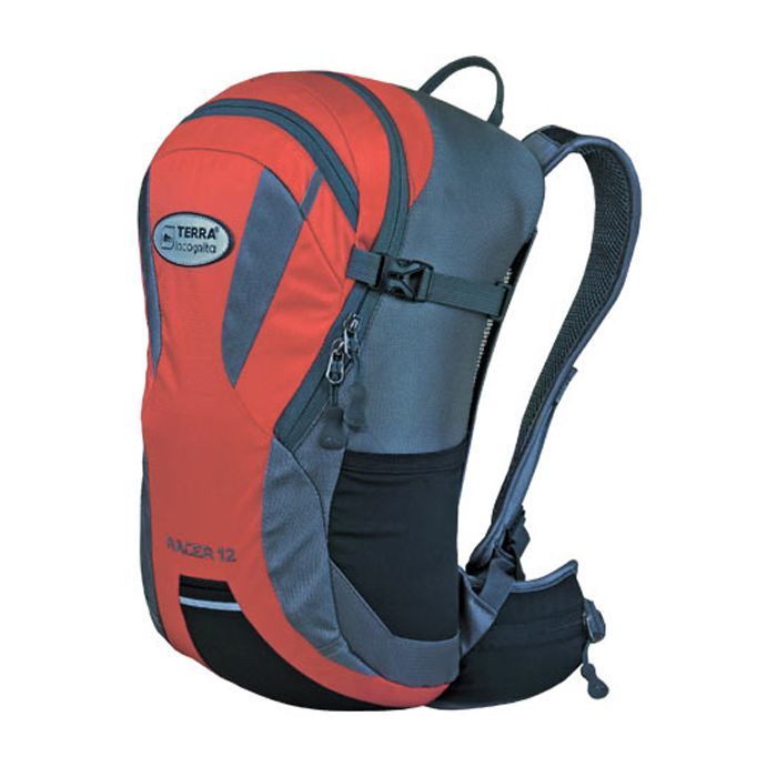 Рюкзак туристический Terra Incognita Racer 12 red / grey (4823081503798)