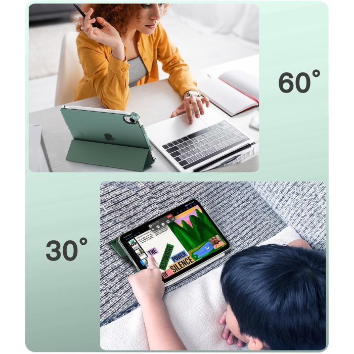 Чехол для планшета BeCover Tri Fold Hard Apple iPad Mini 7 2024 Pink (712454) изображение 7