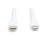 Дата кабель USB-C to Lightning 2.0m USB 2.0 60W silicone white Digitus (AK-600110-020-W) изображение 2