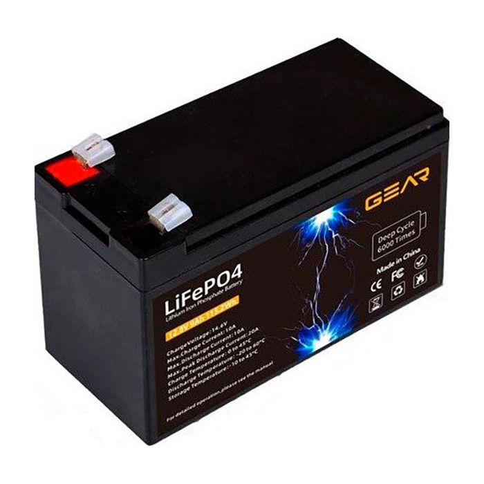 Батарея LiFePo4 GEAR 12.8V - 9Ah (GB-LiFePo4-12.8-9)