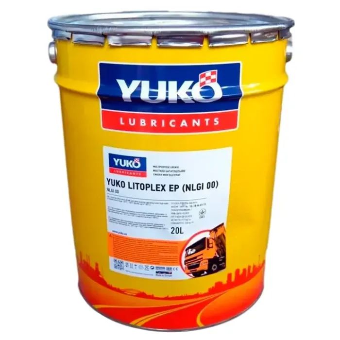 Смазка автомобильная Yuko LITOPLEX ЕР2 (NLGI 2) 17кг синій (4820070244595)